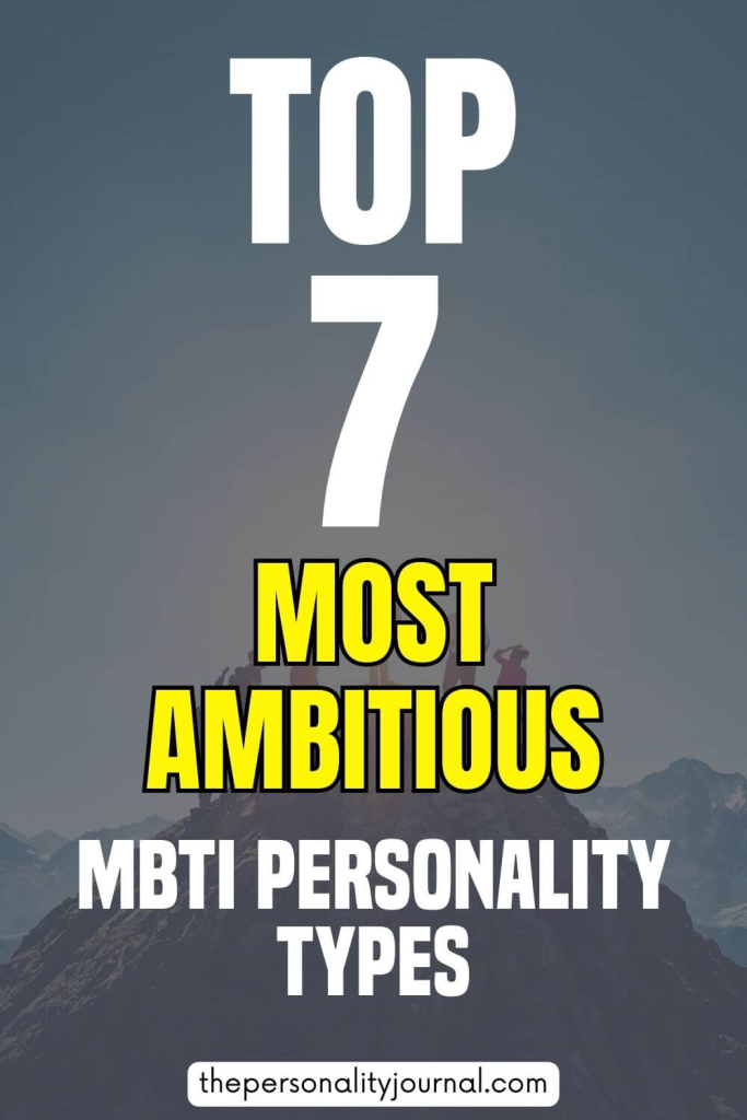 ambitious MBTI personality types